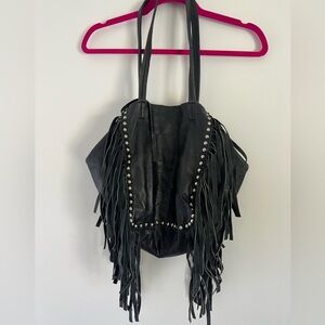 Cleobella fringe leather bag